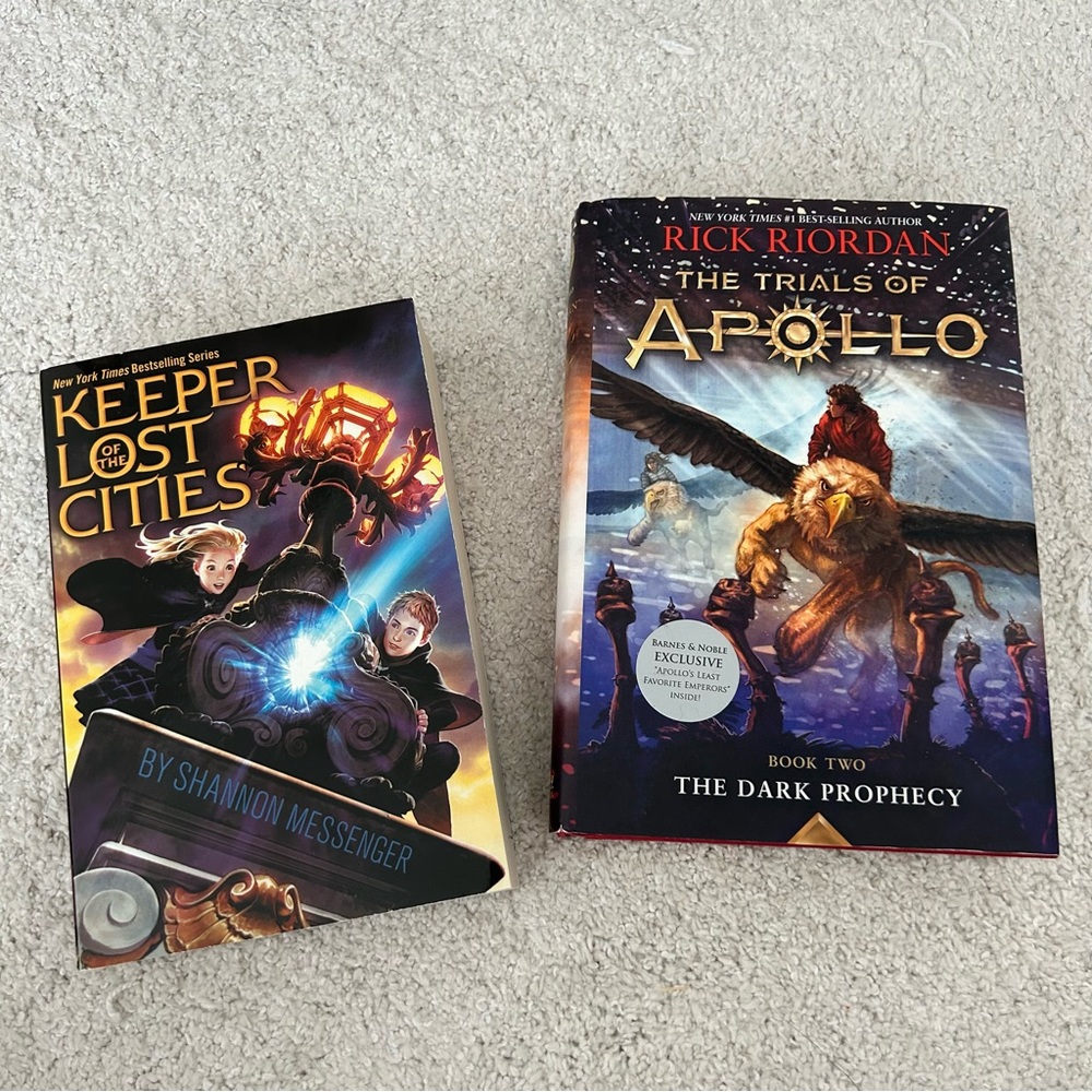 Set of 2 - Fiction Young Adult Books